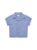 Kaftaniki dla niemowląt - Noppies Koszula "Osnabruck" w kolorze niebieskim - miniaturka - grafika 1