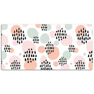 Podkładki na biurko - Ochronna mata na biurko Kolorowe kropki 120x60 cm, Dywanomat - miniaturka - grafika 1
