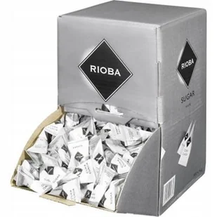 Cukier biały Rioba 1 kg do kawy pakowany sasz 200x - Cukier i słodziki - miniaturka - grafika 1