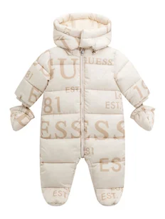 Guess Kombinezon zimowy H5BW00 WCFM0 Écru Regular Fit - Kombinezony dla dzieci - miniaturka - grafika 1