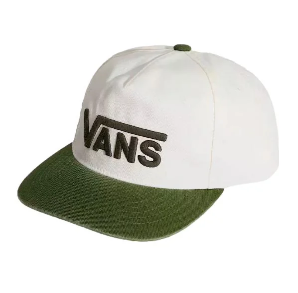 Czapka z Daszkiem VANS Drop V Logo Snapback Green Balsam VN000QAHGRK1