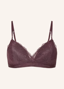 Calvin Klein Biustonosz Trójkątny Modern Lace lila - Biustonosze - miniaturka - grafika 1