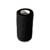 Apteczki i materiały opatrunkowe - Bandaż Kohezyjny CZARNY 10 x 4,5 - elastyczny bandaż samoprzylepny - miniaturka - grafika 1