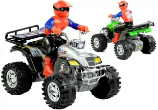Lean Toys Quad motor czterokołowy terenowy + kierowca - Samochody i pojazdy dla dzieci - miniaturka - grafika 1