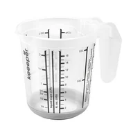 Pozostałe akcesoria kuchenne - Kubek z miarką Massimo 0,5 l szary keeeper - miniaturka - grafika 1