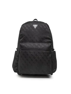 Guess Plecak Vezzola Jacquard Backpack HMVZLJ P2205 Czarny - Plecaki - miniaturka - grafika 1