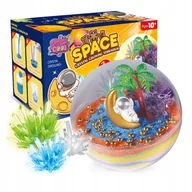 Zabawki interaktywne dla dzieci - Zabawka Zestaw Kreatywny Magiczne Terrarium Kryształów Led Kosmonauta Diy - miniaturka - grafika 1
