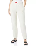Spodnie damskie - HUGO Damskie spodnie Cloud Loungewear, Open White110, XL - miniaturka - grafika 1
