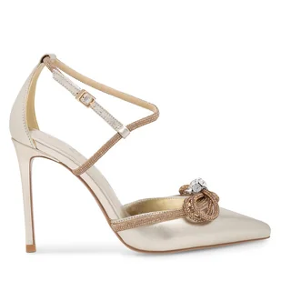 Szpilki Eva Minge ANCONA-V325-25531 Złoty - Czółenka - miniaturka - grafika 1