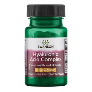 SWANSON Hyal-Joint (Hyaluronic Acid Complex) 33mg - (60 kap) - Suplementy naturalne - miniaturka - grafika 1
