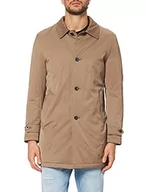 Kurtki męskie - Hackett London Car Coat Kurtka męska, Szarobrązowy, XXL - miniaturka - grafika 1