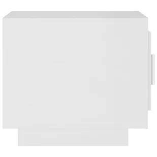 Lumarko Stolik kawowy, biały, 51x50x45 cm, materiał drewnopochodny - Ławy i stoliki kawowe - miniaturka - grafika 5