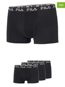 Majtki męskie - Fila Bokserki (3 pary) w kolorze czarnym - miniaturka - grafika 1