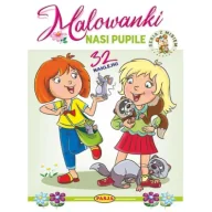 Kolorowanki, wyklejanki - Nasi pupile. Malowanki - seria z misiem - Włodzimierz Kruszewski - miniaturka - grafika 1