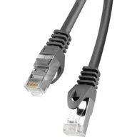 Patchcordy - Lanberg Patchcord FTP PCF6-10CC-0100-BK kat.6 1M czarny 1_697449 - miniaturka - grafika 1