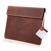 Etui do tabletów - Etui uniwersalne skóra 2 z klapką na tablet 9.7 cali 242x171x8mm brązowe Case Obudowa Pokrowiec Futerał - miniaturka - grafika 1
