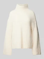 Swetry damskie - Sweter z dzianiny ze stójką model ‘GABELLA’ - miniaturka - grafika 1