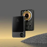 Powerbanki - PowerBank Q9 10000 mAh 20W MagSafe przezroczysty szary - miniaturka - grafika 1