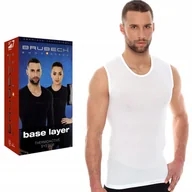 Koszulki męskie - BRUBECK SL10100 koszulka termoaktywna bezrękawnik TANK TOP UNISEX - S - miniaturka - grafika 1