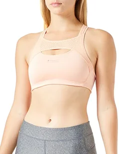 Champion Damski biustonosz sportowy Sa New Active Crop Top, różowy, L - Koszulki i topy damskie - miniaturka - grafika 1