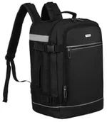 Plecaki - Plecak do samolotu wielofunkcyjny turystyczny bagaż RyanAir/WizzAir 40x20x25 PETERSON - miniaturka - grafika 1