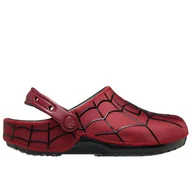 Klapki i japonki męskie - Klapki męskie Crocs Spider-Man Neo Classic Clog 211489-90H - czerwone - miniaturka - grafika 1