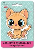 Zakładki do książek - Zakładka magnetyczna - Kot rudy - Henry - miniaturka - grafika 1