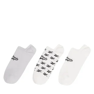 Zestaw 3 par niskich skarpet unisex Reebok CL FO Invisible Sock GG6678 Biały - Skarpetki damskie - miniaturka - grafika 1