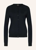 Swetry damskie - Boss Kardigan Fonami blau - BOSS - miniaturka - grafika 1