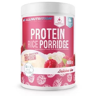 Kaszka ryżowa z białkiem PROTEIN RICE PORRIDGE 400g Biała czekolada-malina - Szybkie dania obiadowe - miniaturka - grafika 1