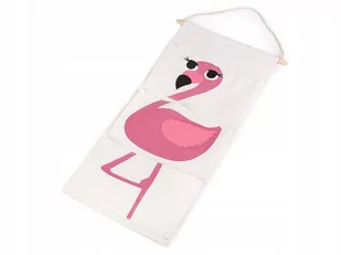 Lniany Organizer Flaming 30X65 Cm Zawieszany - Organizery na łóżeczko - miniaturka - grafika 1