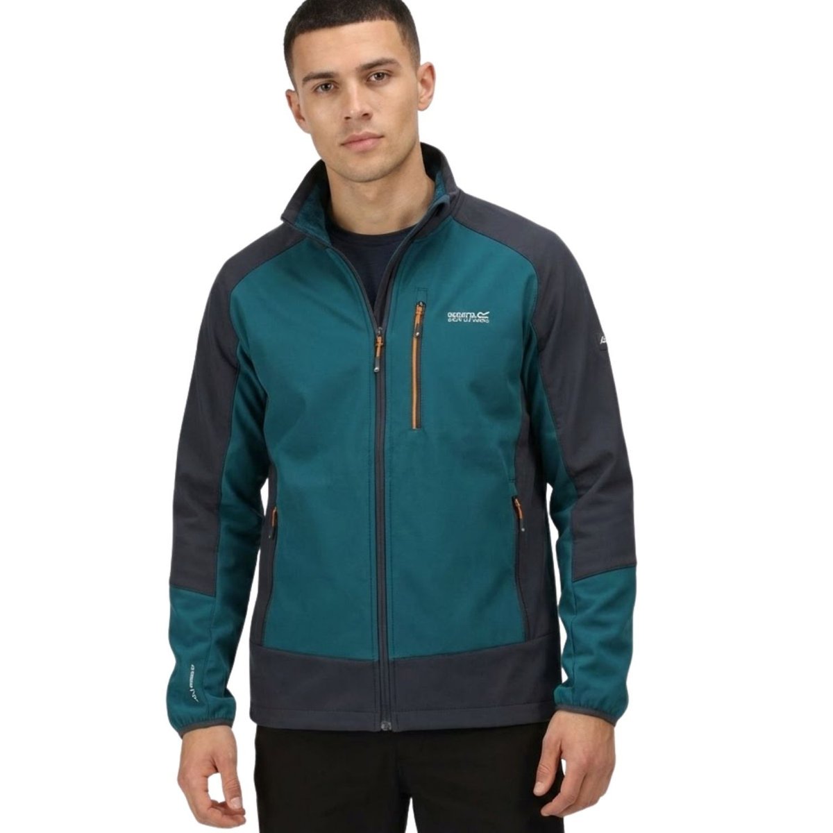 Kurtka męska Regatta Moutdale softshell niebieska-XXL