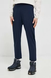 Helly Hansen spodnie sportowe Thalia 2.0 damskie kolor granatowy gładkie - Spodnie sportowe damskie - miniaturka - grafika 1