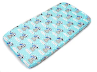 PRZEŚCIERADŁO 180x90 cm Z GUMKĄ DO ŁÓŻKA BAWEŁNA Kerstin - Prześcieradła dla dzieci - miniaturka - grafika 1