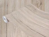 Meble modułowe i akcesoria - Okleina Meblowa Drewnopodobna Sonoma Piaskowa Na Meble Drzwi Regał 90x990 - miniaturka - grafika 1