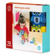 Klocki - Mi-Toys, Balansujące sówki, 12 klocków - miniaturka - grafika 1