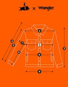 Kurtki damskie - Wrangler HERITAGE JACKET Icon ciemna damska kurtka katana jeansowa M - miniaturka - grafika 1