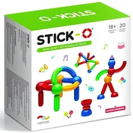 Klocki - Magformers Stick-O Basic 20 Set - miniaturka - grafika 1