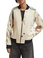 Kurtki damskie - Scotch & Soda Damska kurtka bomberka dwustronna, Galaxy Dye Soft Ice 6672, XS - miniaturka - grafika 1