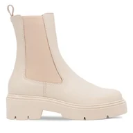 Botki damskie - Sztyblety Gino Rossi RST-GALLIE-06 Beżowy - miniaturka - grafika 1