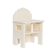 Figurki dla dzieci - Jabadabado Drewniane Krzesełko Do Karmienia Lalek W7229 - miniaturka - grafika 1
