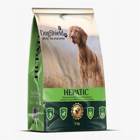 DOGSHIELD Hepatic karma dla psów cierpiących na niewydolność wątroby 5kg