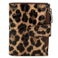 Portfele - Alessio PORTFEL damski PANTERKA SKÓRA NATURALNA Pudełko PREZENTOWE - miniaturka - grafika 1