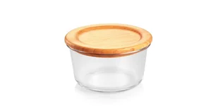 Szklany pojemnik ONLINE 0,8 l, okrągły - Pojemniki kuchenne - miniaturka - grafika 1