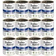 Mokra karma dla psów - Dolina Noteci Premium Adult bogata w dorsza z brokułami puszka 12x800 g - miniaturka - grafika 1