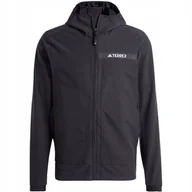 Kurtki męskie - Kurtka męska adidas Terrex Multi Soft Shell czarna HZ4425 M - miniaturka - grafika 1