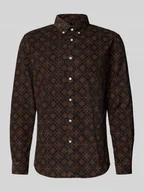 Koszule męskie - Koszula casualowa o kroju slim fit z kołnierzykiem typu button down - miniaturka - grafika 1