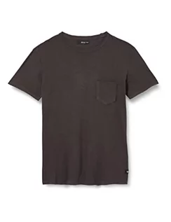 Koszulki męskie - Replay T-shirt męski, Dark Grey 391, XXL - grafika 1