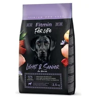 Sucha karma dla psów - Fitmin Dog for Life Karma sucha dla dorosłych i starszych PSÓW z NADWAGĄ 2,5kg - miniaturka - grafika 1