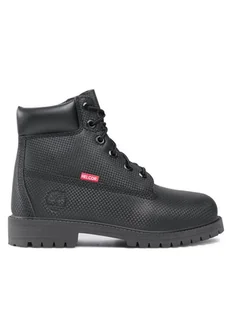 Timberland Trapery 6 In Premium Wp Boot TB0A64850011 Czarny - Buty dla chłopców - miniaturka - grafika 1